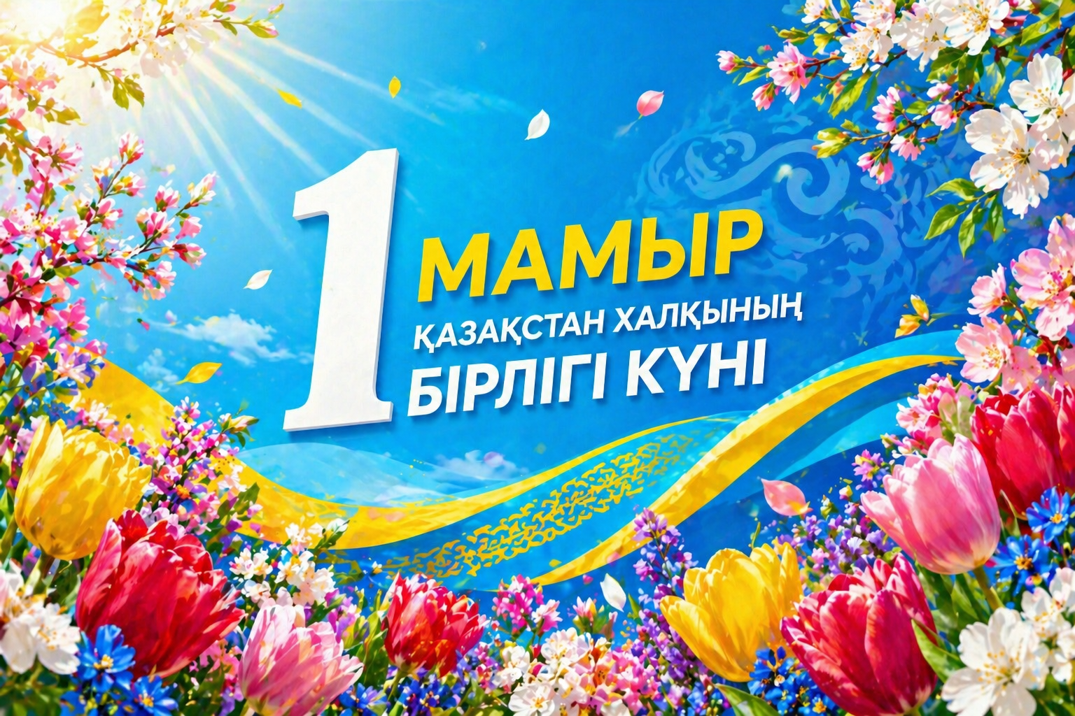 1 мамыр мерекесімен!